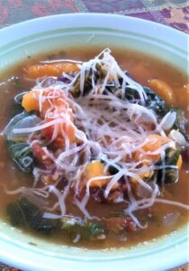 Kale and Butternut Squash Minestrone